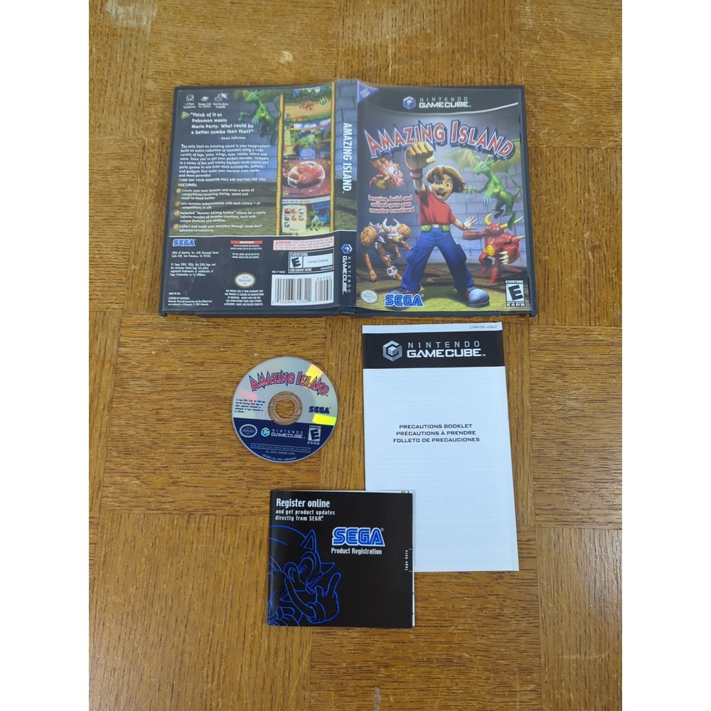 Amazing Island (Nintendo GameCube, 2004)  No Manual - Tested‎